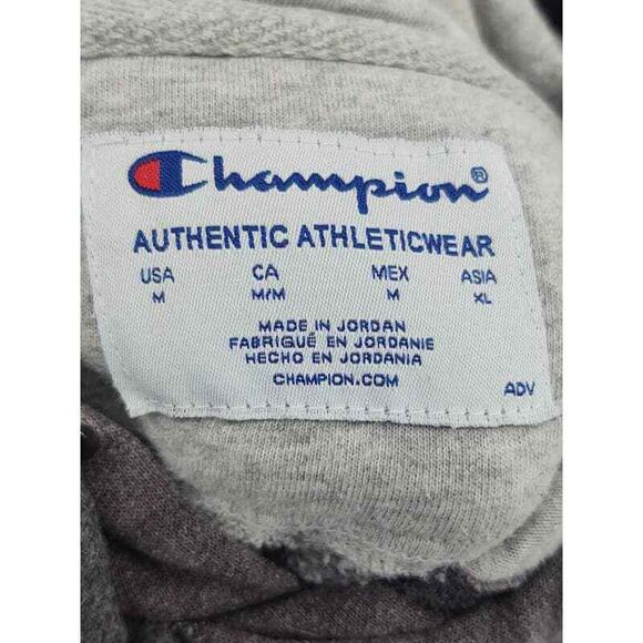 Champion gray kangaroo pocket hoodie in size Medium - Picture 4 of 5